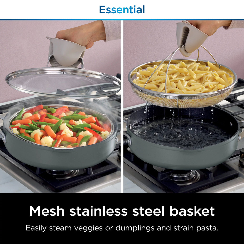 Sea Salt Grey Non Stick Pan N74896
