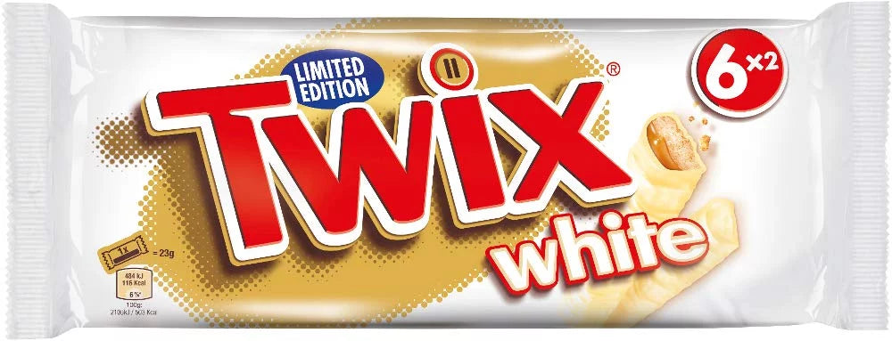 White Limited Edition Twix Bar 6X 46G L23839