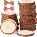 30 Pcs 2.4-2.8 Inches Natural Wood Slices G897