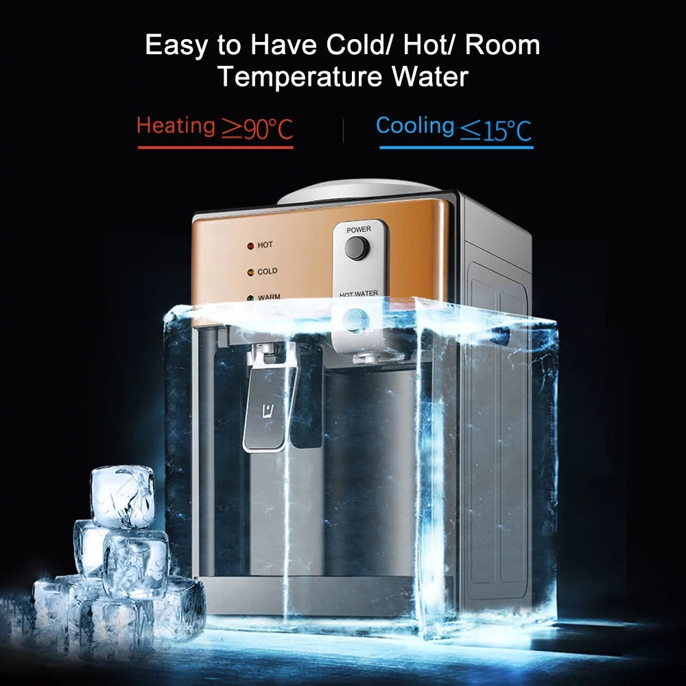 Loading Water Cooler Dispenser with Hot Cold Room Temperature Water Countertop Water Dispenser Z7381