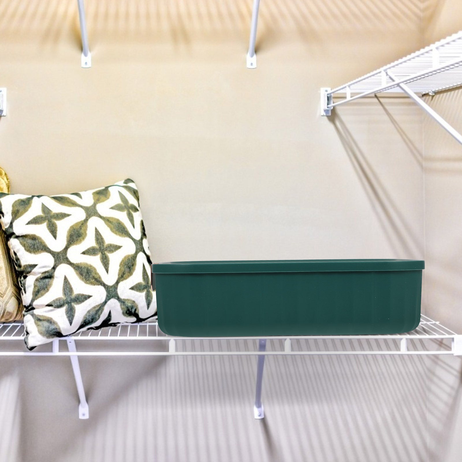 Green 30X23.5X8CM Storage Box D857