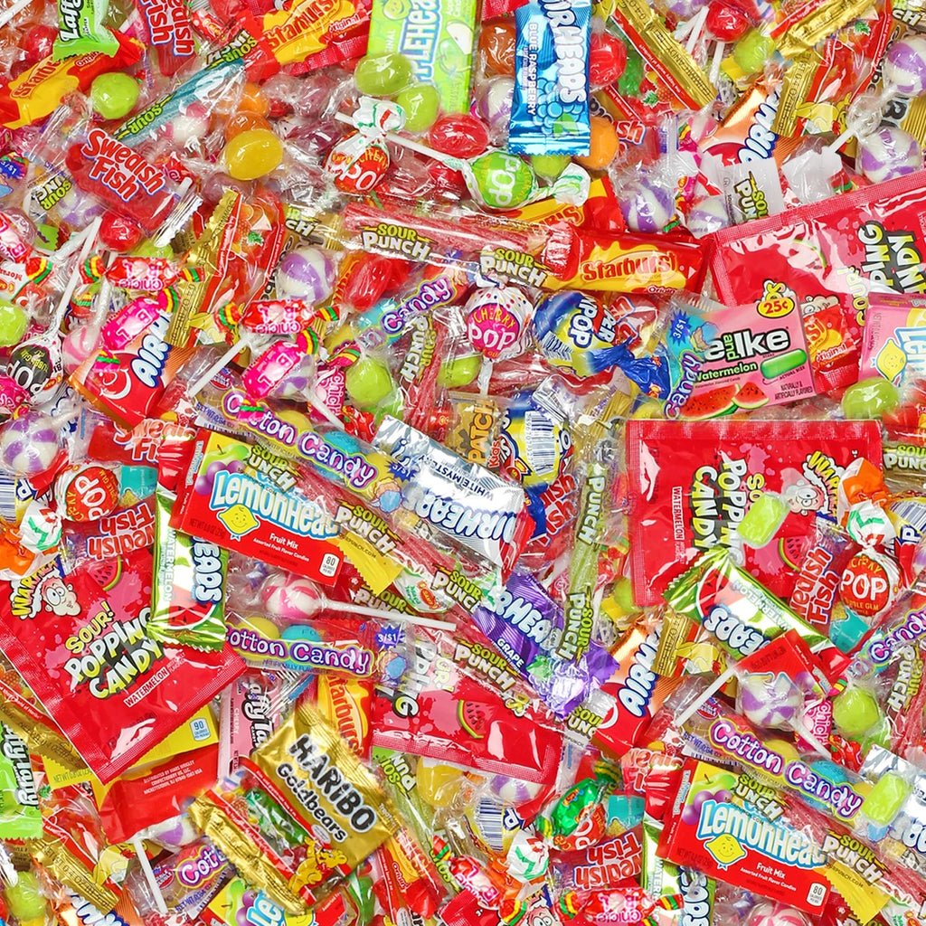 7 Pounds Assorted Individually Wrapped Candy Bulk Variety Pack C836409