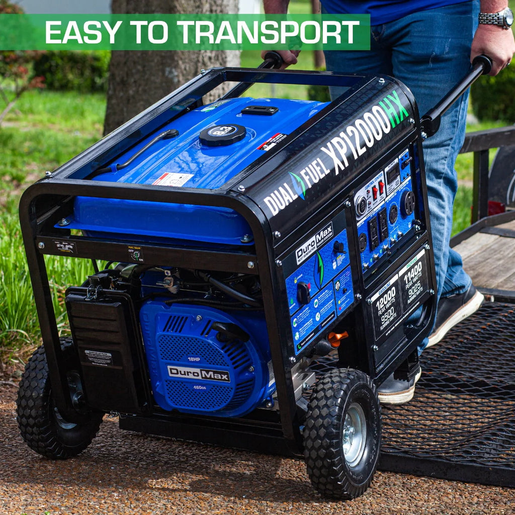 Dual Fuel Gas Propane Portable Generator 12,000 Watt W8657