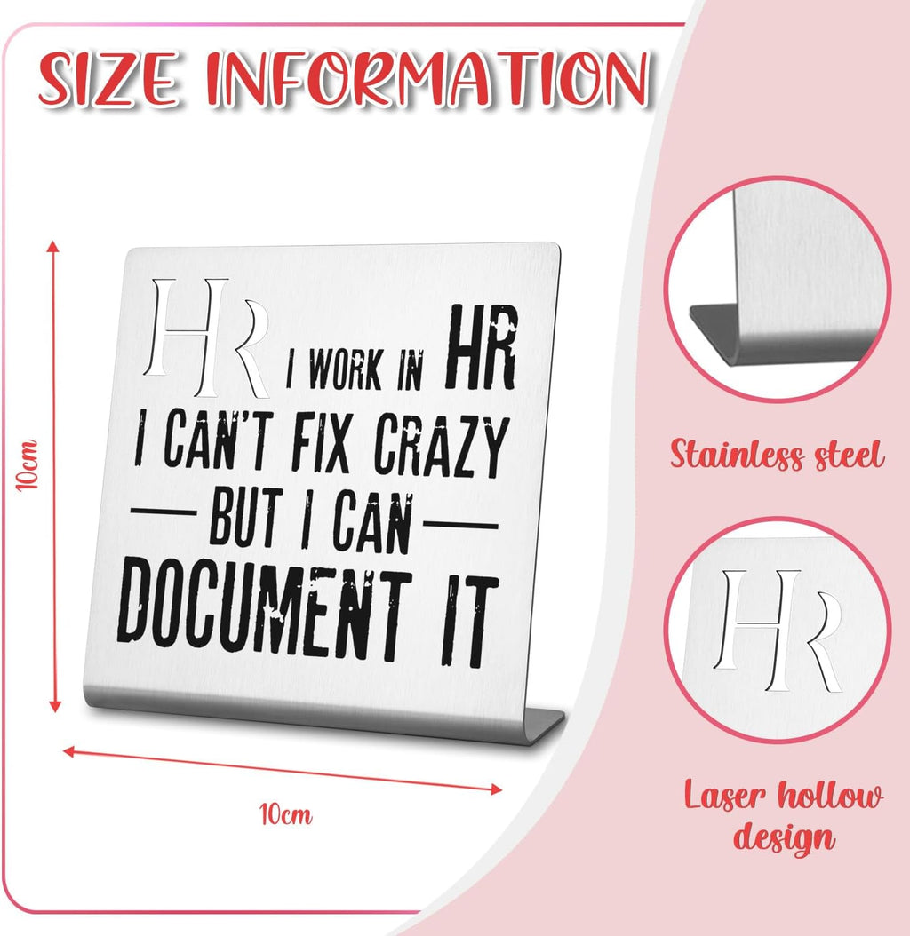 HR Desk Sign Plaque Y1343