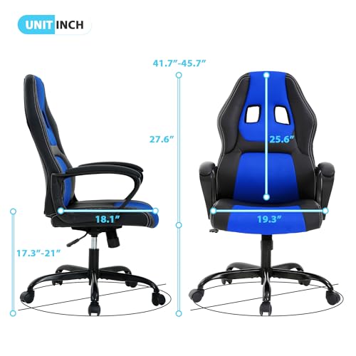 Gaming Chair with Lumbar Support and Adjustable Height Z9123