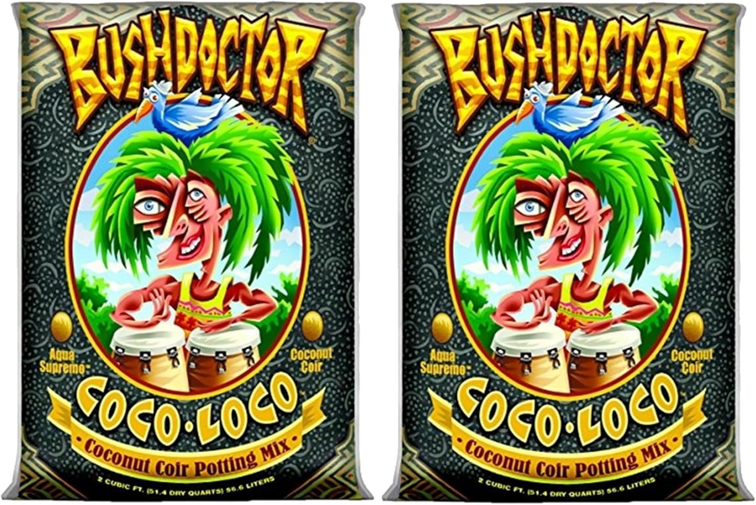 2 Pack Coco Loco Potting Mix, 2cu ft A87328