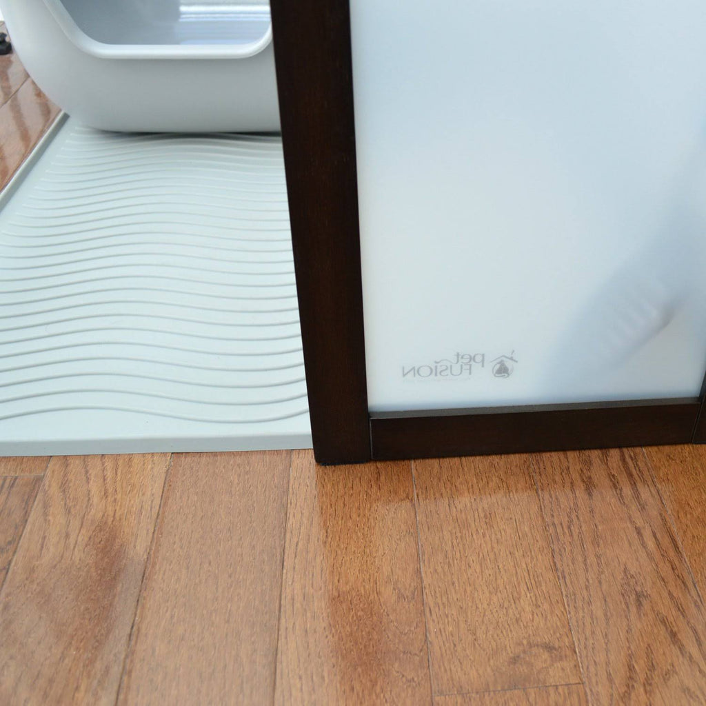 Cloud White Litter Box Privacy Screen U6464