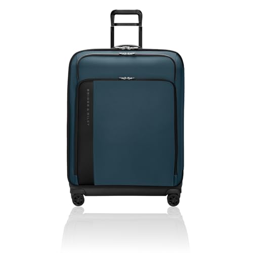 Black 22" Expandable Spinner Softside Luggage O8205