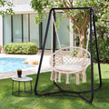 Grey Hammock Chair with Stand I733
