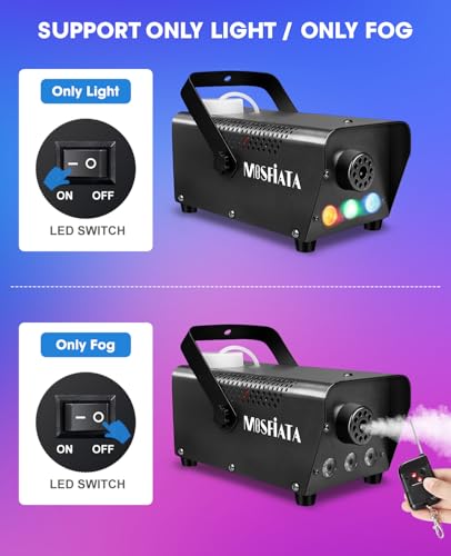 600W Smoke Machine with RGB LED Lights and Remote Control M332