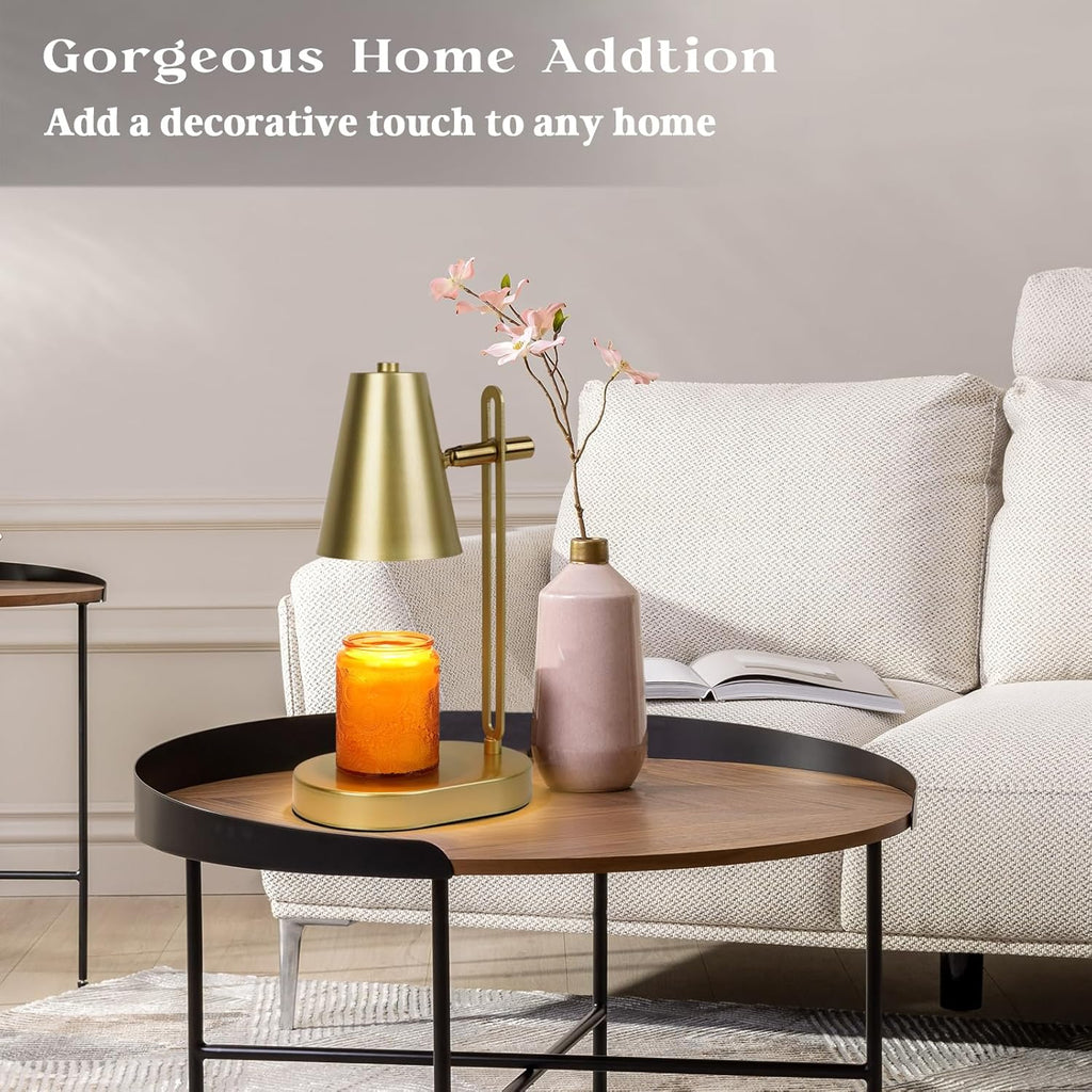 Candle Warmer Lamp with Timer, Adjustable Dimmable, 2 Bulbs N747