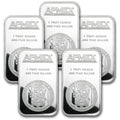 1 oz Silver Bar (Lot of 5 Bars) D334086