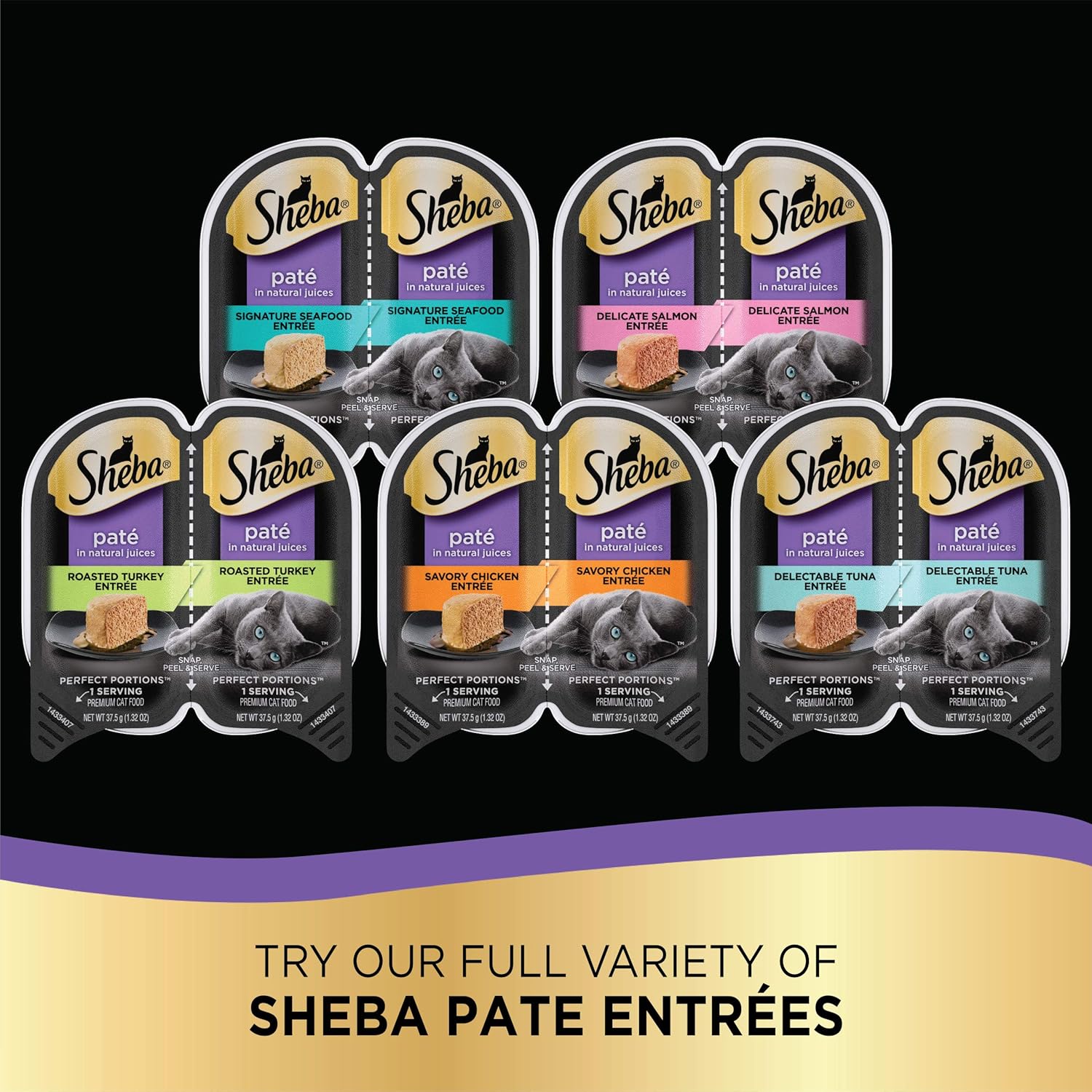 Paté Wet Cat Food Trays, 36 Count, 72 Servings M6398