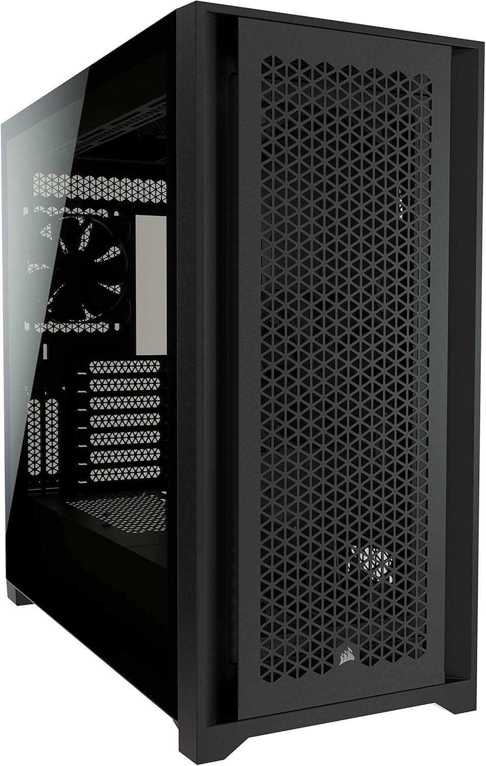 White Tempered Glass Mid-Tower ATX PC Case F4381