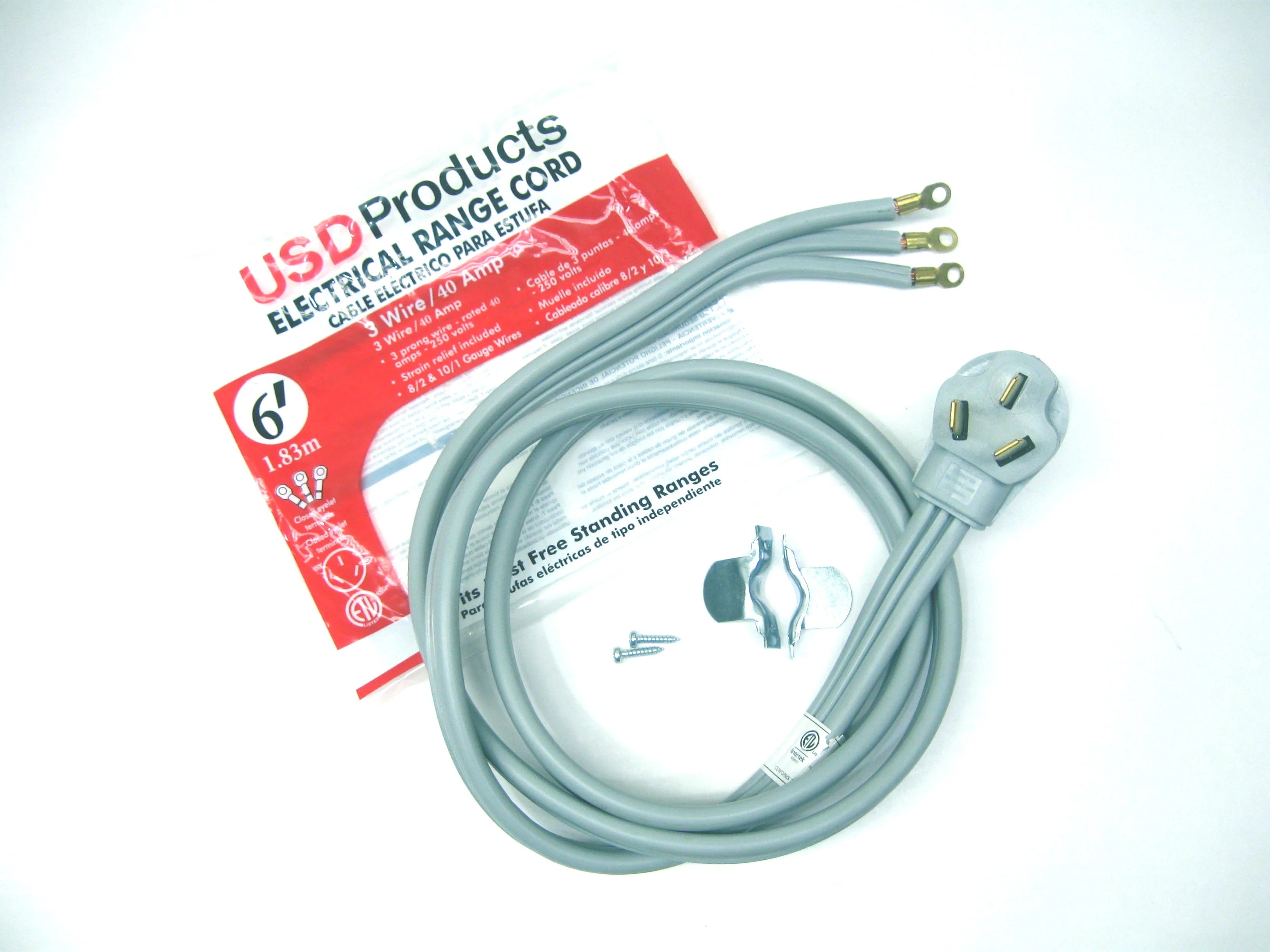 40 Amp 6' Foot Electric Range Oven Power Cord S79093