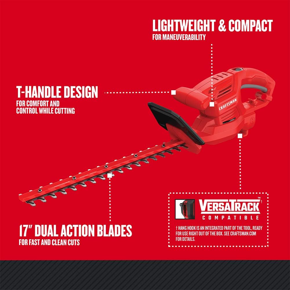 17-inch Corded Hedge Trimmer P526872