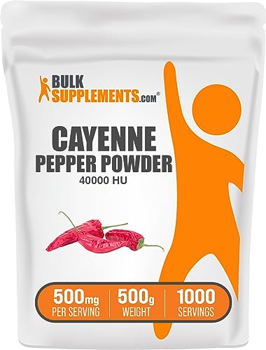 Cayenne Pepper 40000 HU Powder, 500mg per Serving, 250g (8.8 oz) Z371933