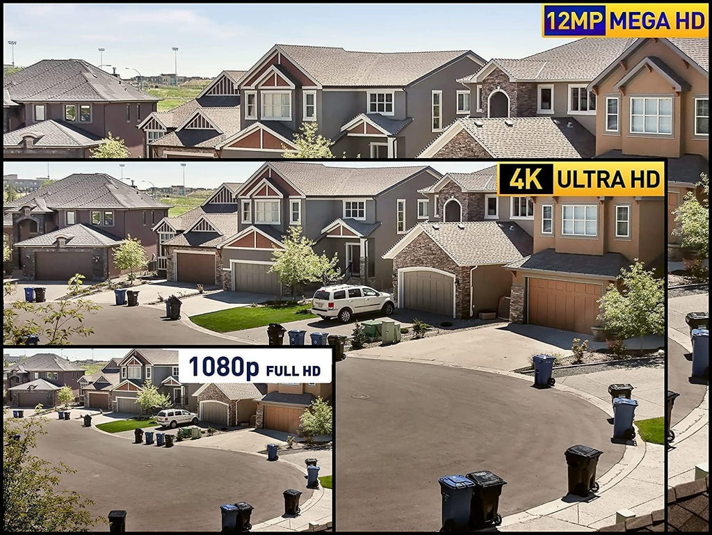 16 Channel 8 Camera 4K DVR Security Camera System with 2TB HDD B1278