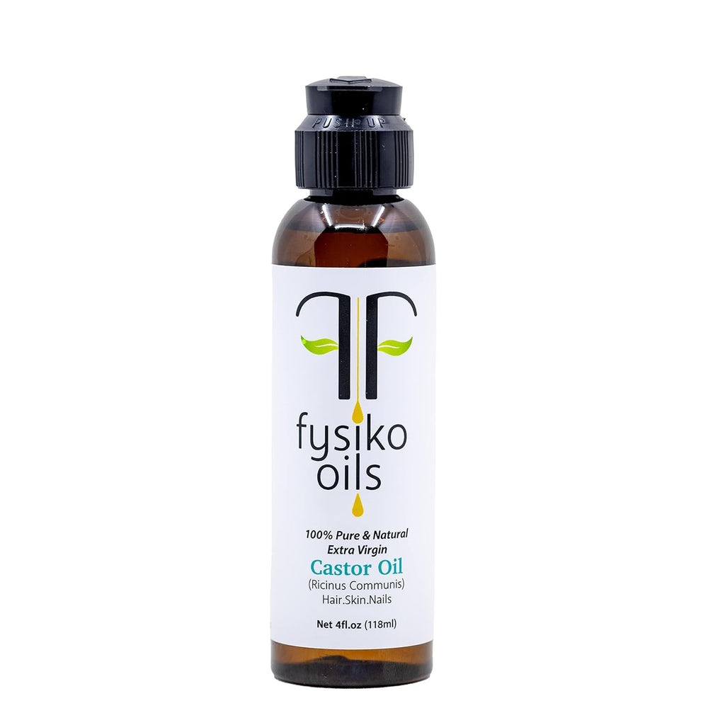 100% Pure Cold Pressed Castor Oil, 4 oz F66368
