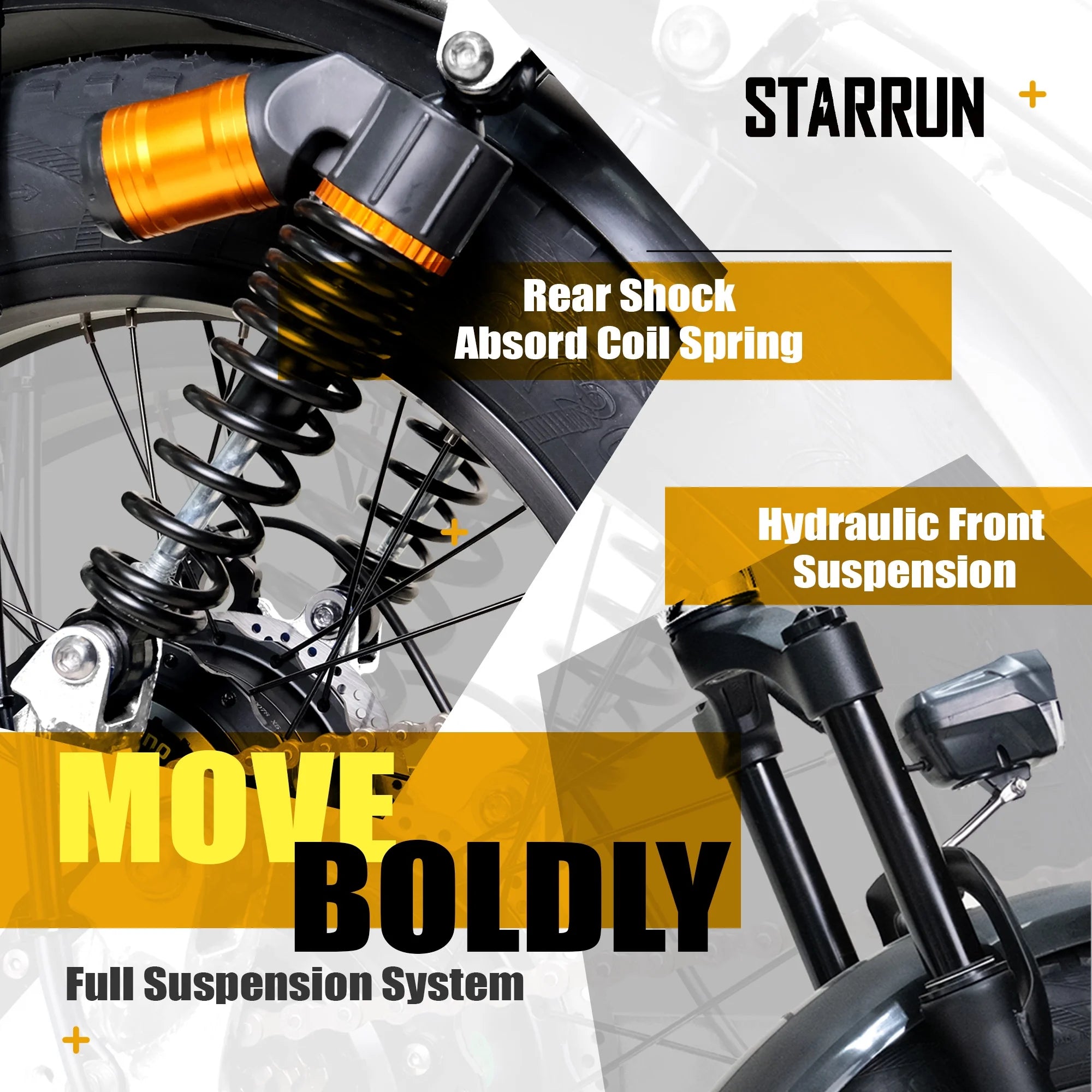 20''×4.0'' Fat Tire Electric Bike with 48V 20AH Removable Battery A87770