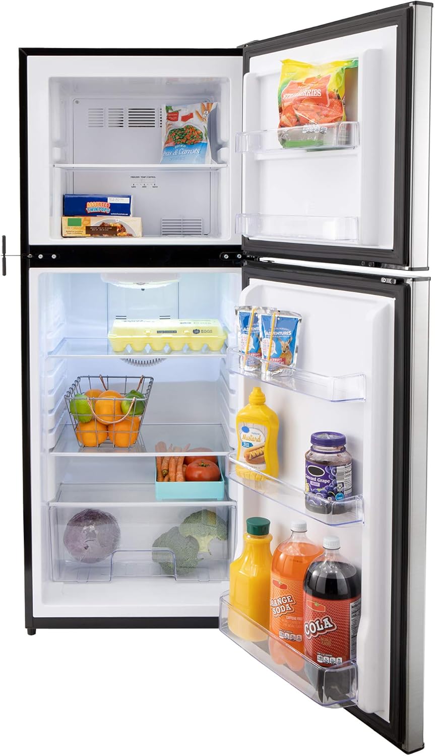 7 Cubic Feet 12-Volt Stainless Steel RV Refrigerator U500