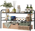 2 Tier Expandable Under Sink Organizer Shelf with 8 Removable Panels B84507