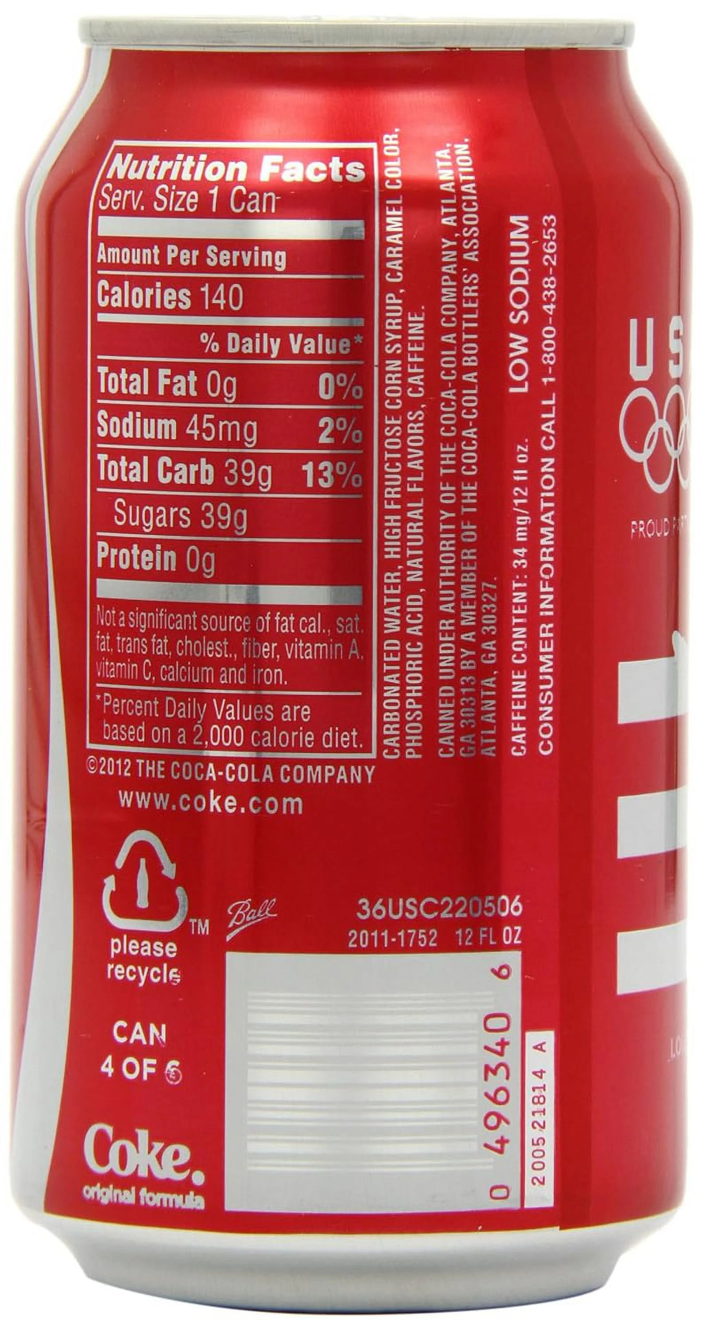 12 Fl Oz 12-Count Coke H4895