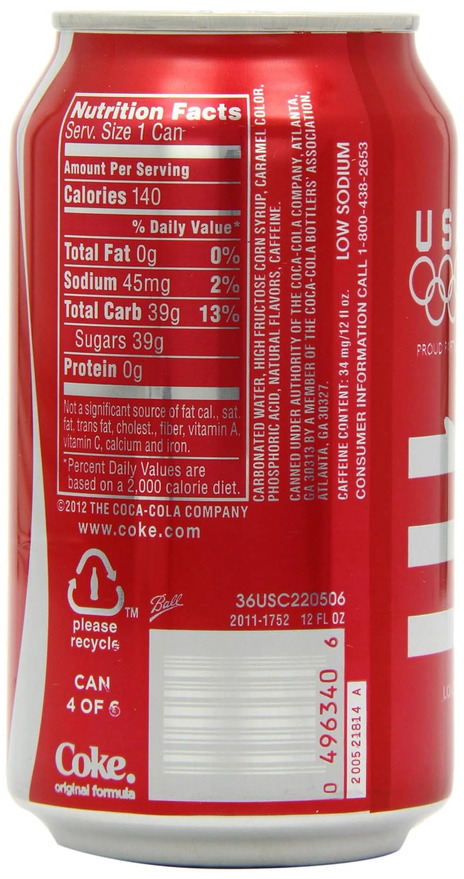 12 Fl Oz 12-Count Coke H4895