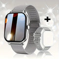 1.69inch Full Touch Screen Smart Watch With Heart Rate Fitness Tracker BT Call E666