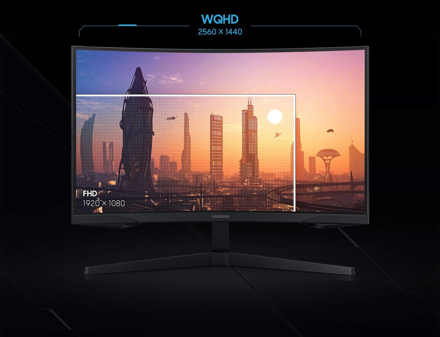 27-Inch WQHD Curved Gaming Monitor, 144Hz, 1ms, FreeSync Premium B2058