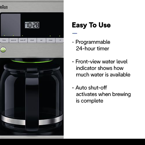 12-Cup Stainless Steel Drip Coffee Maker F569