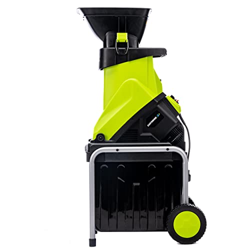 15-Amp Electric Garden Chipper with Collection Bin P31051