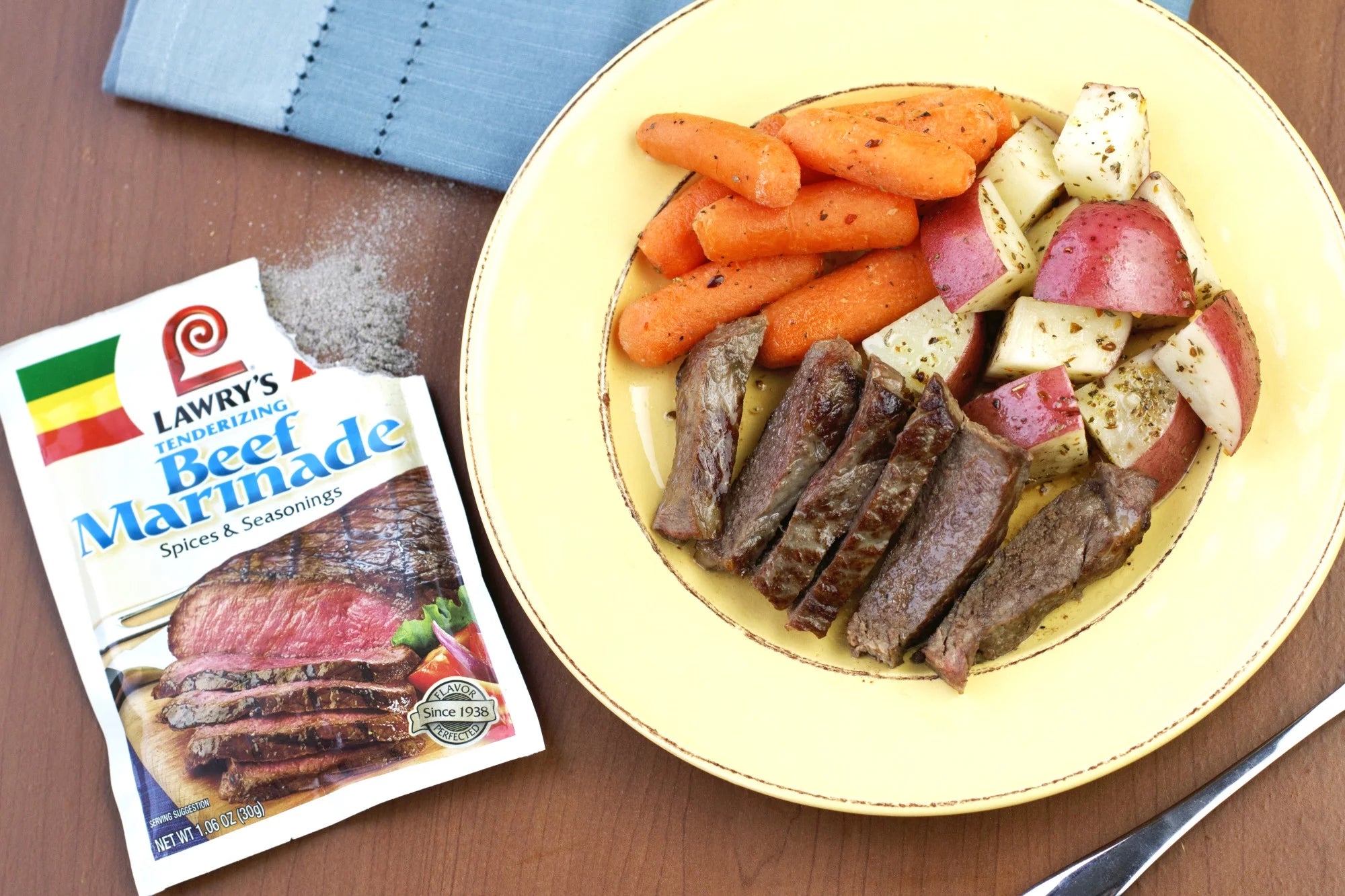 (12 pack) Beef Marinade Spices & Seasonings Mix, 1.06 oz G590