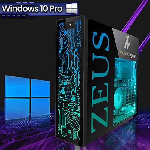 Gaming Desktop PC, Intel i7 6th Gen, GT 1030, 8GB RAM, 1TB SSD + 4TB HDD, 22 Inch Monitor, Win 10 Pro H971