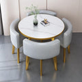 Round Kitchen Table and Chairs Set for 4 I6449