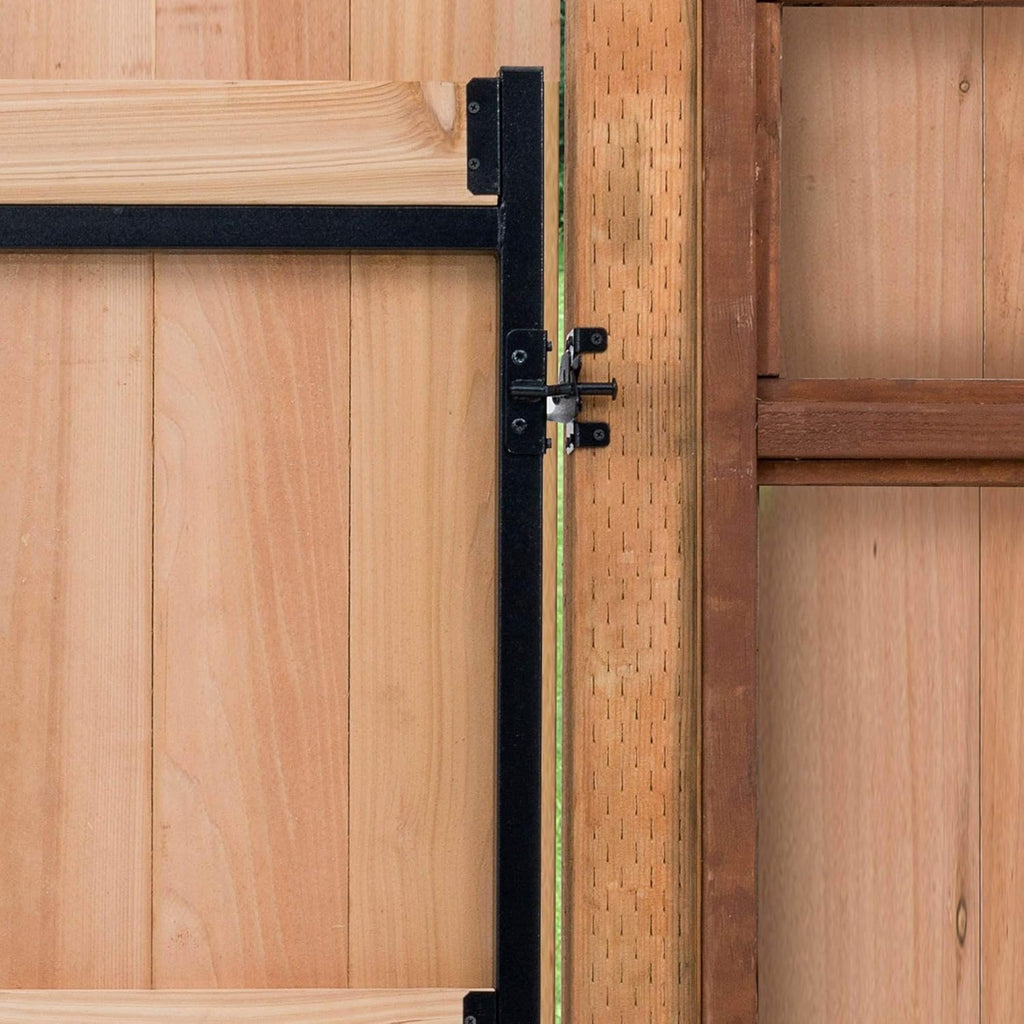 Steel Frame Gate Adjustable Building Kit, 60 to 96 Inches Wide and 6 Inches High, 3 Pack V8427
