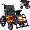 Lightweight Folding Electric Wheelchair with 20in Seat, All Terrain Power Wheelchair B60713