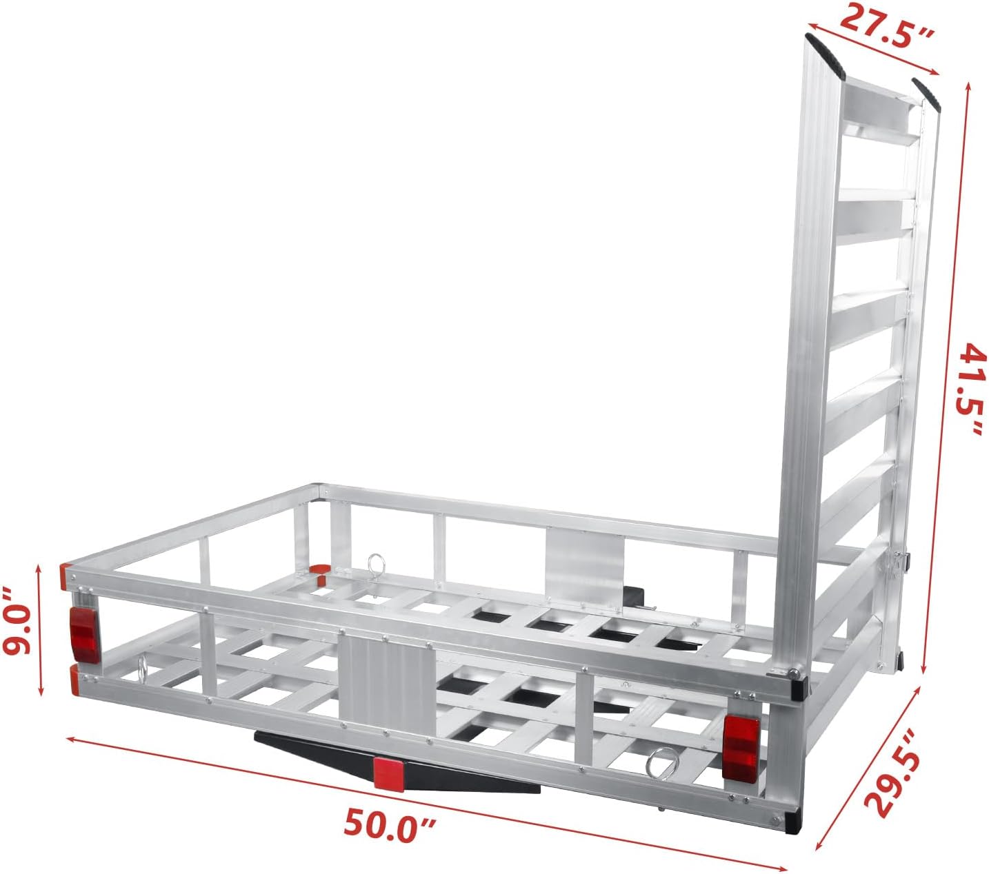 Aluminum Hitch Cargo Carrier, 50" x 29.5", 800Lbs Capacity S7776