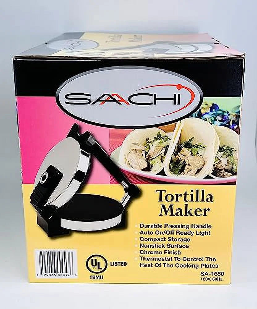 Electric Non-Stick Roti Chapati Flat Bread Tortilla Maker with Temperature Control R18570