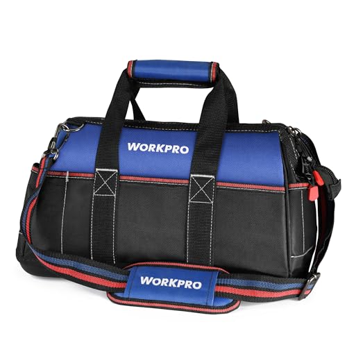 16-inch Wide Mouth Tool Bag with Water Proof Molded Base K89960