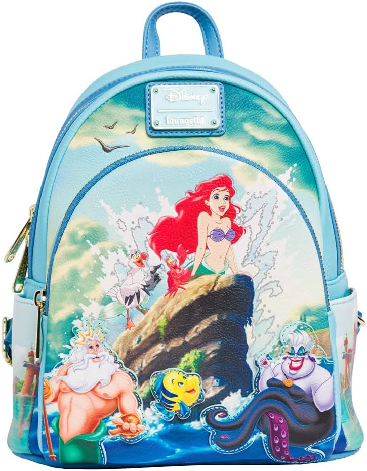 Disney The Little Mermaid Ariel Scene Double Strap Shoulder Bag Purse F53837