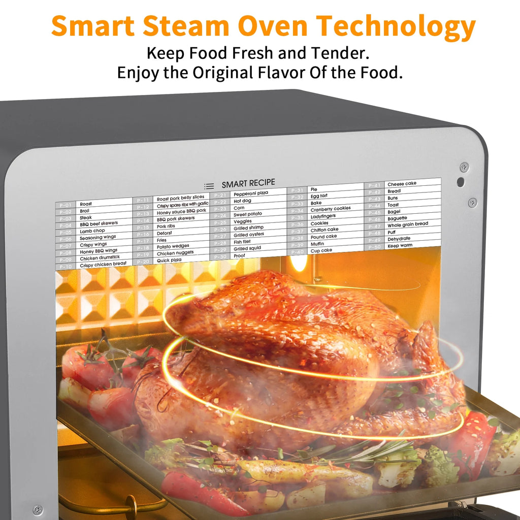 Extra Large Capacity 26 QT Air Fryer Toast Oven Combo with Rotisserie and Dehydrator K349668