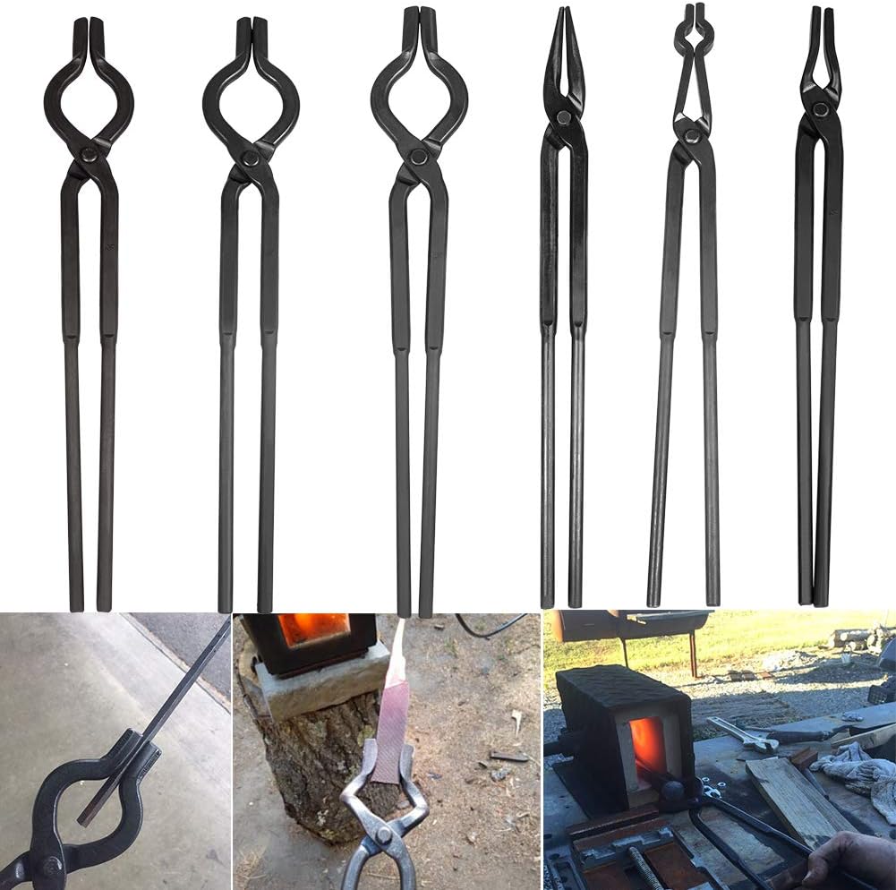 Blacksmith Forge Tongs Set 6 Pcs N6895