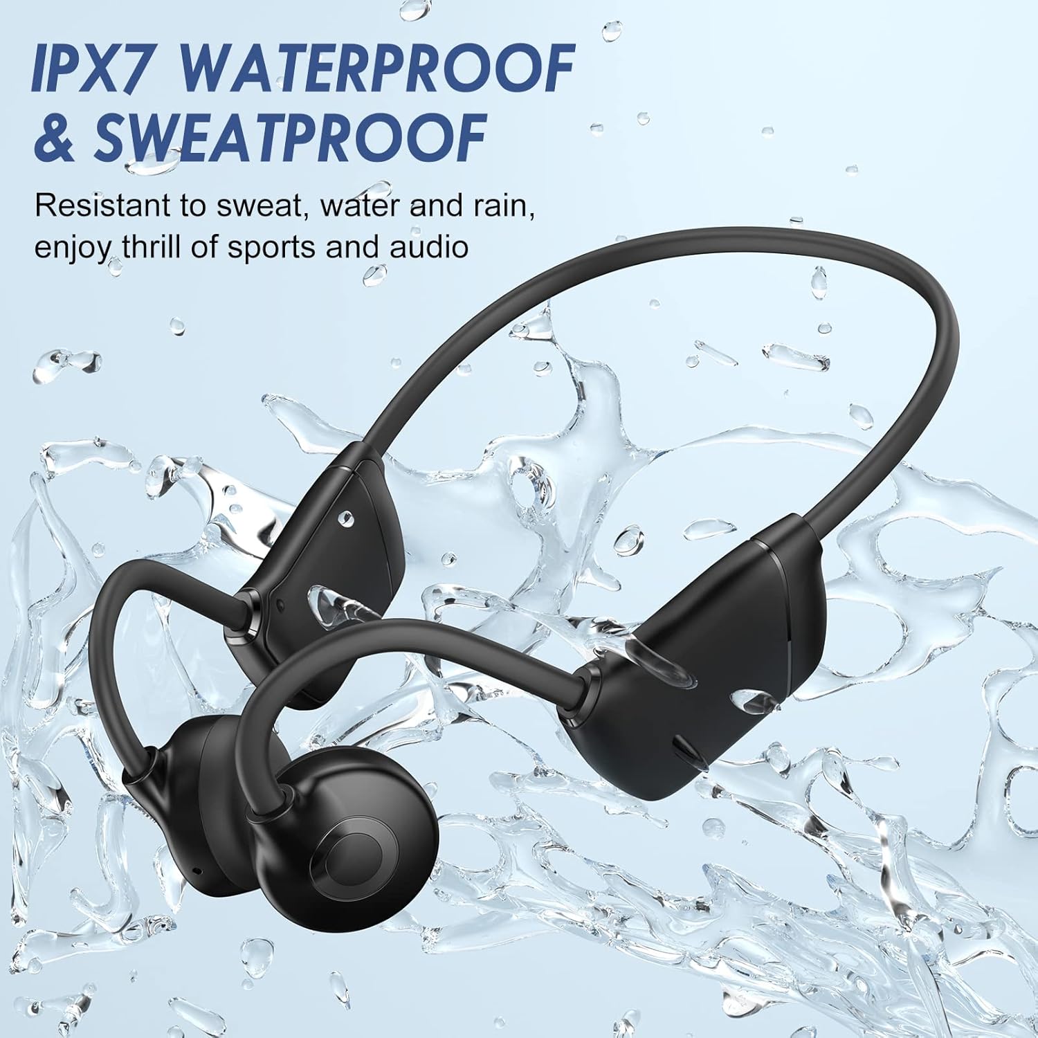 Wireless Open Ear Bone Conduction Headphones with MIC F81912