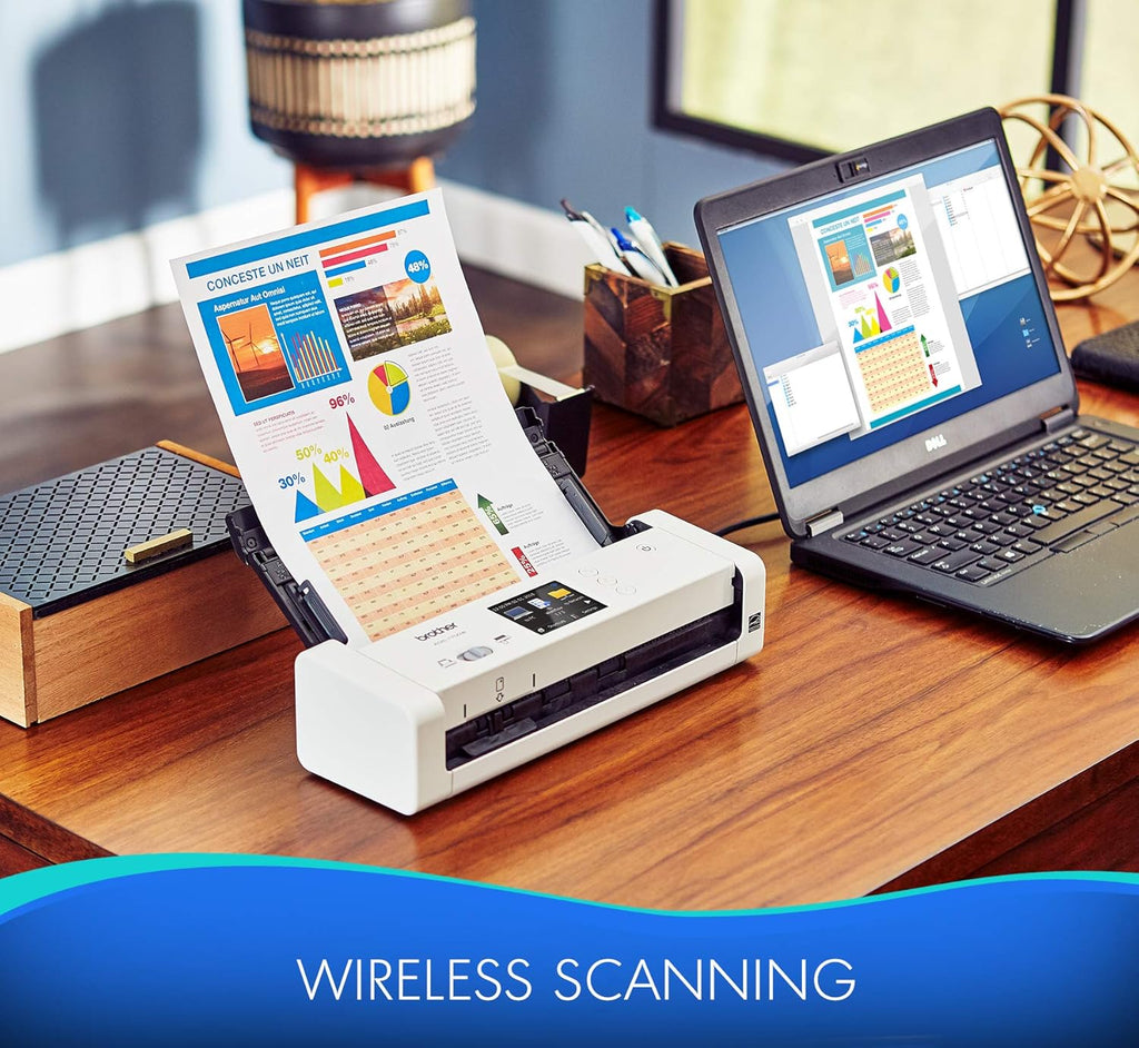 Wireless Document Scanner, White V597
