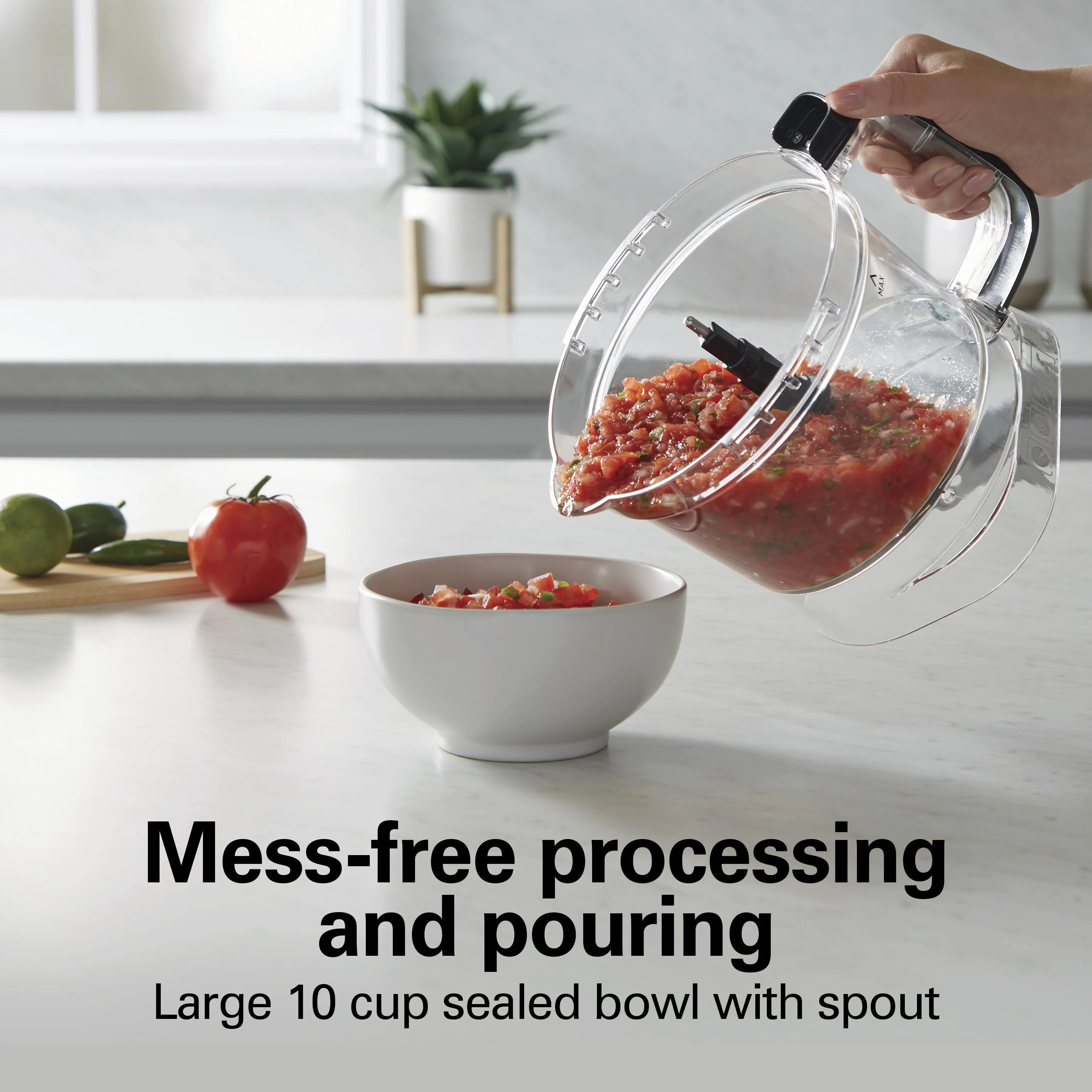 10 Cup Black Food Processor M37733