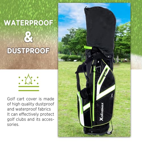 15 Way Lightweight Golf Stand Bag with Rain Cover Q77115