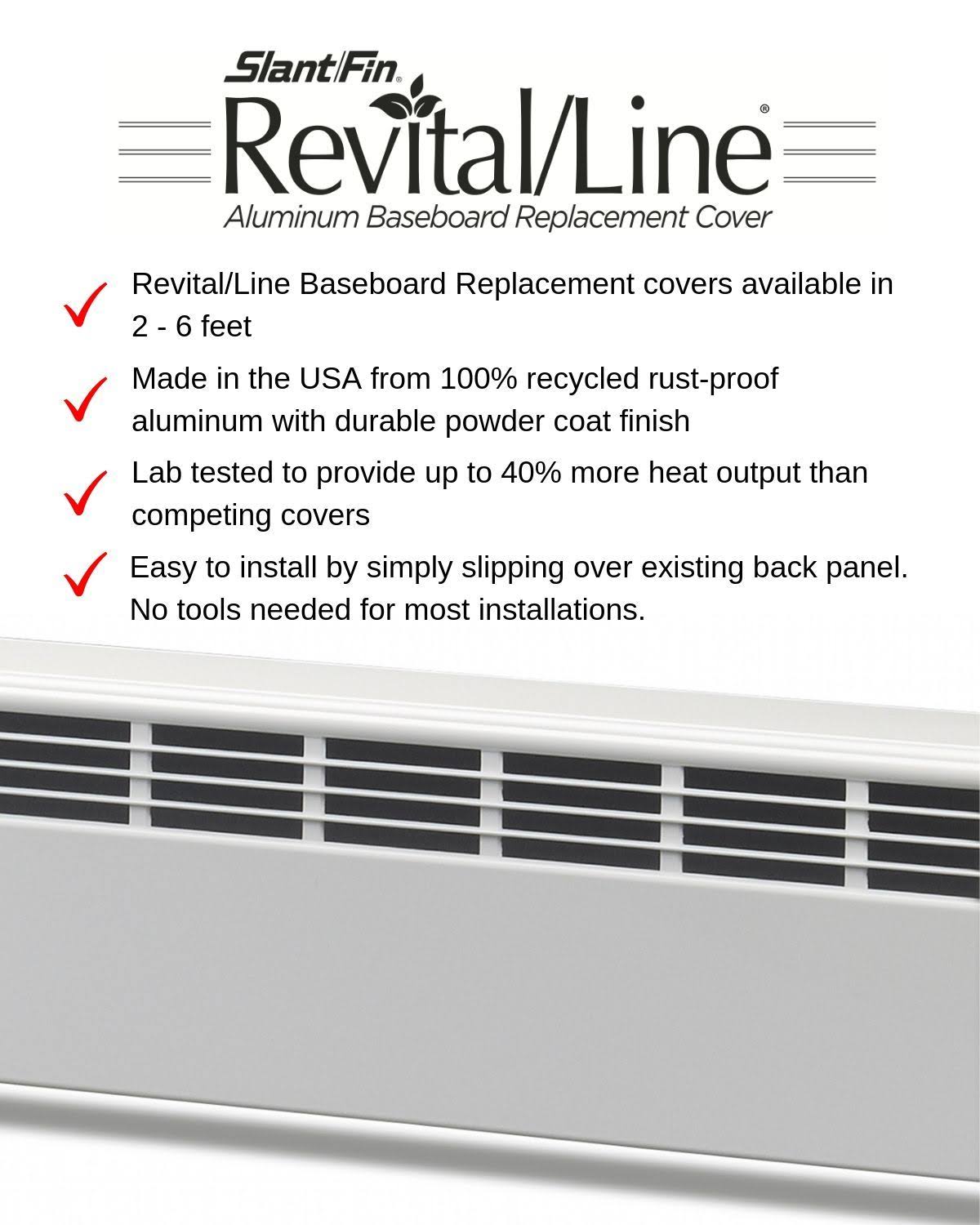 Brite White Hydronic Baseboard Cover C302