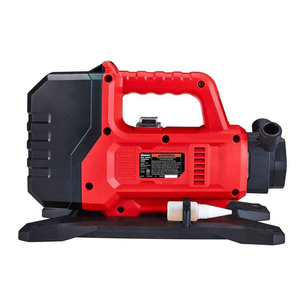 20V/120V Lithium-Ion Dual-Power Cordless Transfer Pump C90616