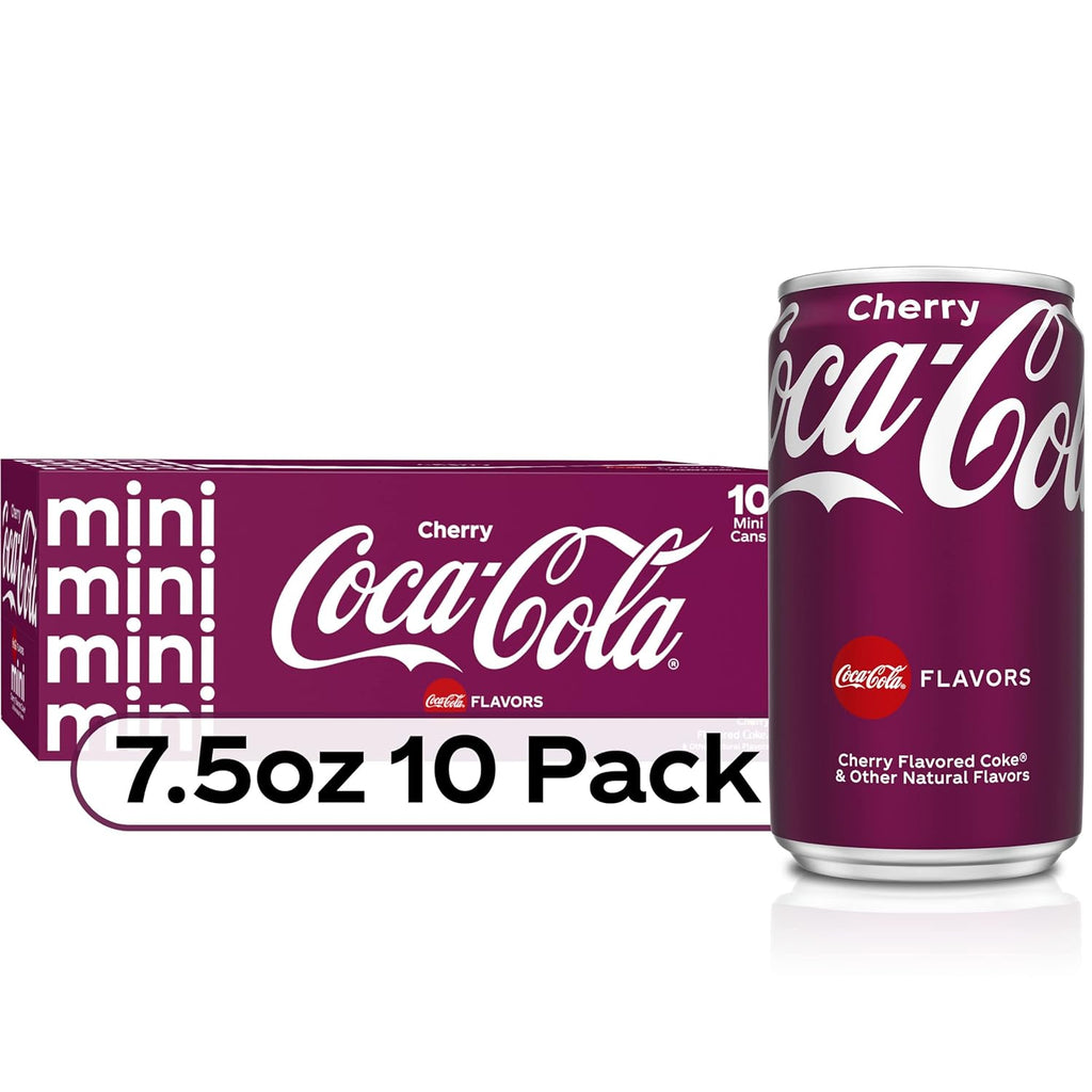 Cherry Soda Mini Cans, 7.5 fl oz, 20 Pack T4007